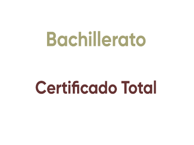 Bachillerato Certificado Total